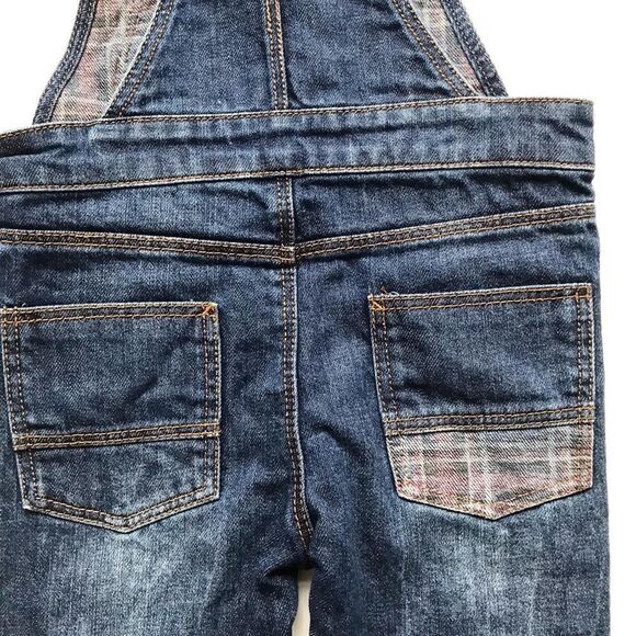 Zara distressed denim overalls EUC 12-18 months - Picture 6 of 6